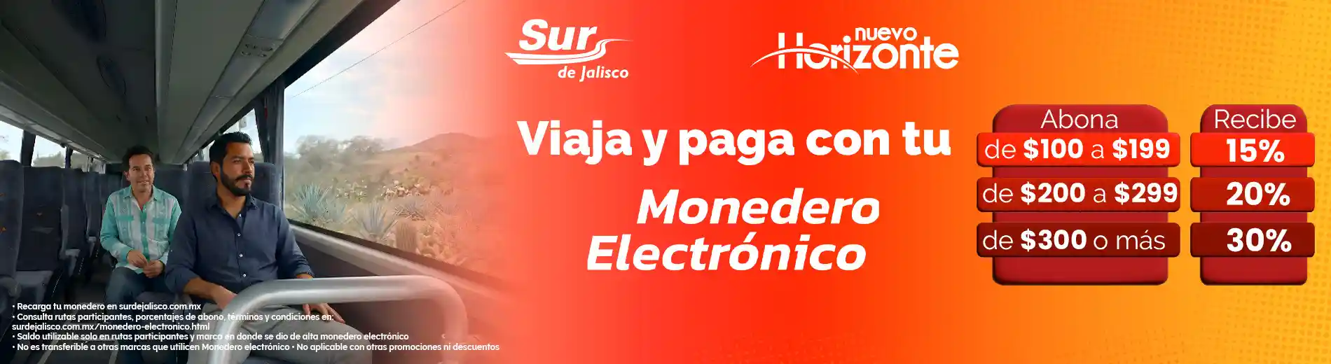 Usa tu Monedero Electrónico con Sur de Jalisco