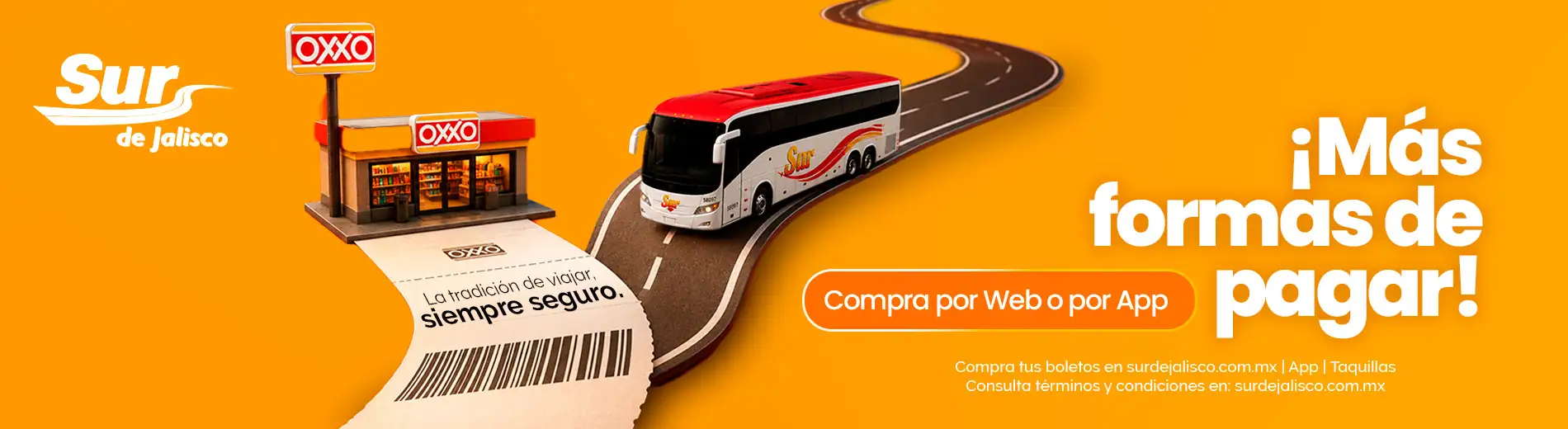 Compra en línea y paga en OXXO con Sur de Jalisco