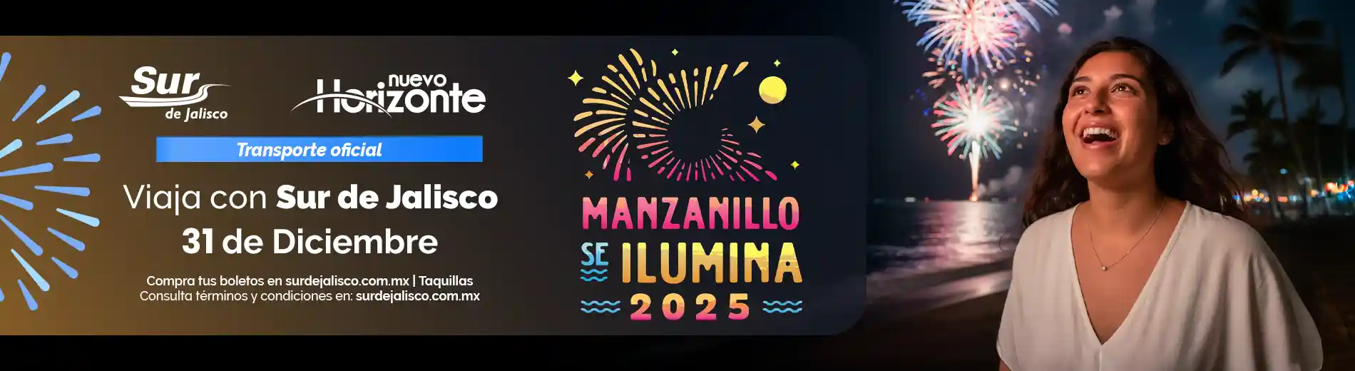 Viaja a Manzanillo con Sur de Jalisco