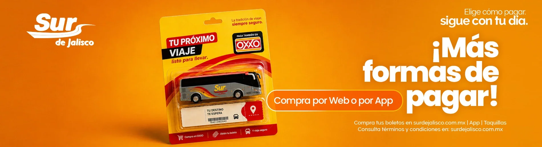 Compra en web o app y celebra a México con Sur de Jalisco