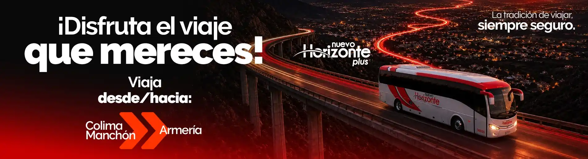 Viaja desde Colima Manzanillo a Armería con Nuevo Horizonte Plus